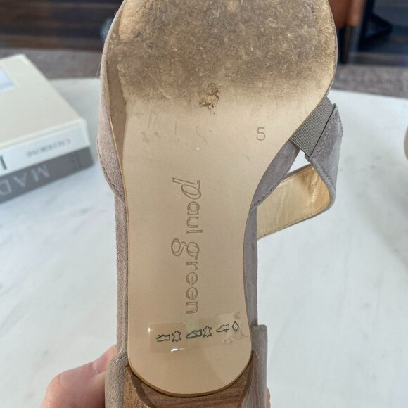 Paul Green Desire Grey Suede Pumps UK Size 5 - US Size 7.5 - Picture 3 of 5